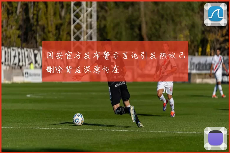 国安官方发布警示言论引发热议已删除背后深意何在